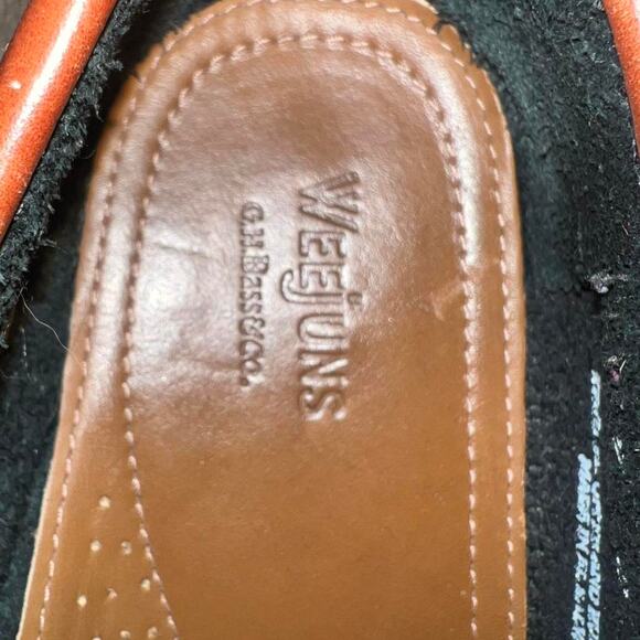 H. Bass Weejuns Tassel Loafers – Brown/Black – Size 7D - Picture 6 of 8